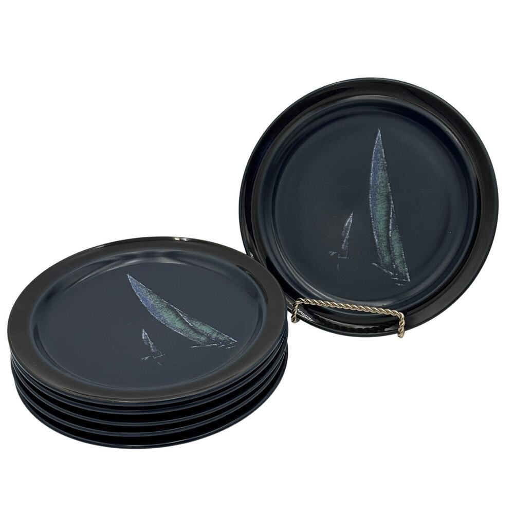 Vintage Salad Plates in Spinnaker by Noritake Set of 2